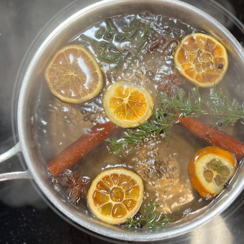 Simple Juniper and Orange Simmer Pot Recipe Winter juniper and orange simmer pot with cinnamon and star anise